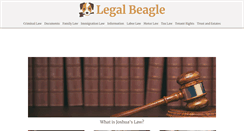 Desktop Screenshot of legalbeagle.com